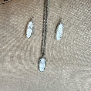 Kendra Scott Francis necklace and earring set